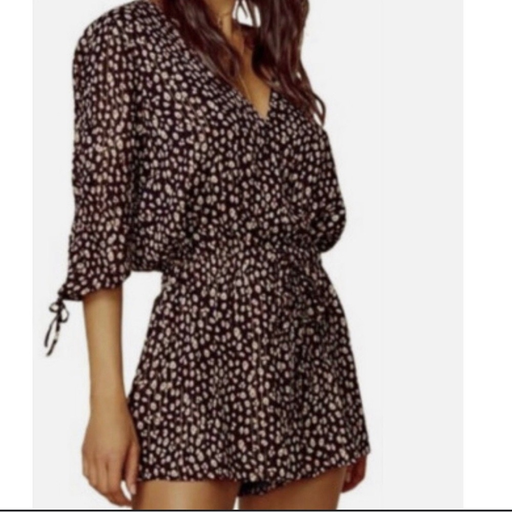 Blue Life Black and Gray Romper